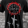 Camiseta Cristiana – Gracia - Negro