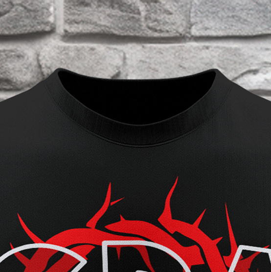 Camiseta Cristiana – Gracia - Negro