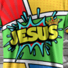 Jesus Color 1 Camiseta Cristiana – Jesús - Color