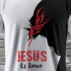 Jesus es Amor - Blanco 1 Camiseta Cristiana – Jesús es Amor
