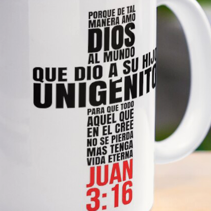 Mugs Mensaje Cristiano – Juan 3:16