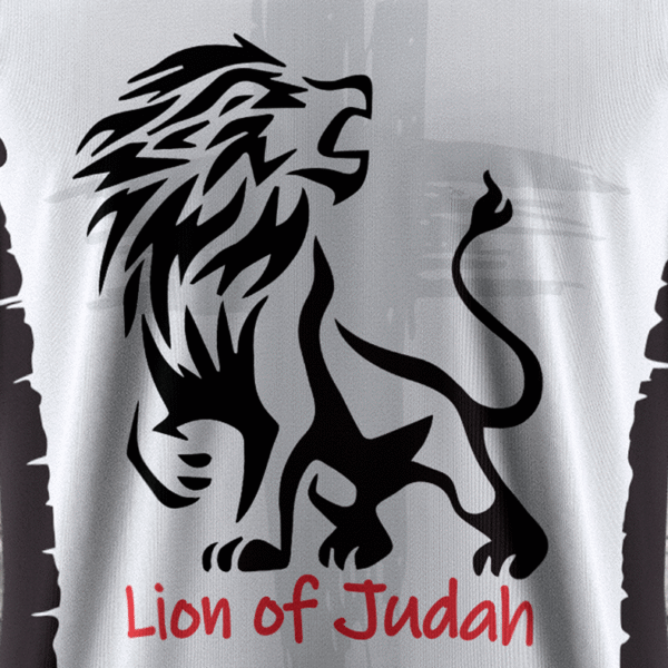 Lion of Judah - Blanco 1 Camiseta Cristiana – Lion of Judah